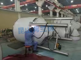  弗蘭德機電生產(chǎn)的料倉料斗螺旋投料箱料倉制作