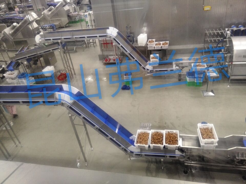 ?昆山弗蘭德機電生產(chǎn)的皮帶輥筒鏈條模組網(wǎng)帶輸送線